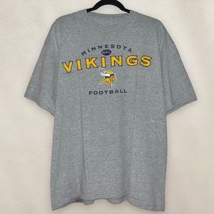Vintage Minnesota Vikings T-Shirt NFL 2001 Lee Sport Tee Graphic Gray Size XL